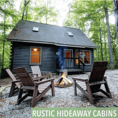 rustic hideaway cabin
