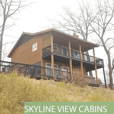skyline view cabins